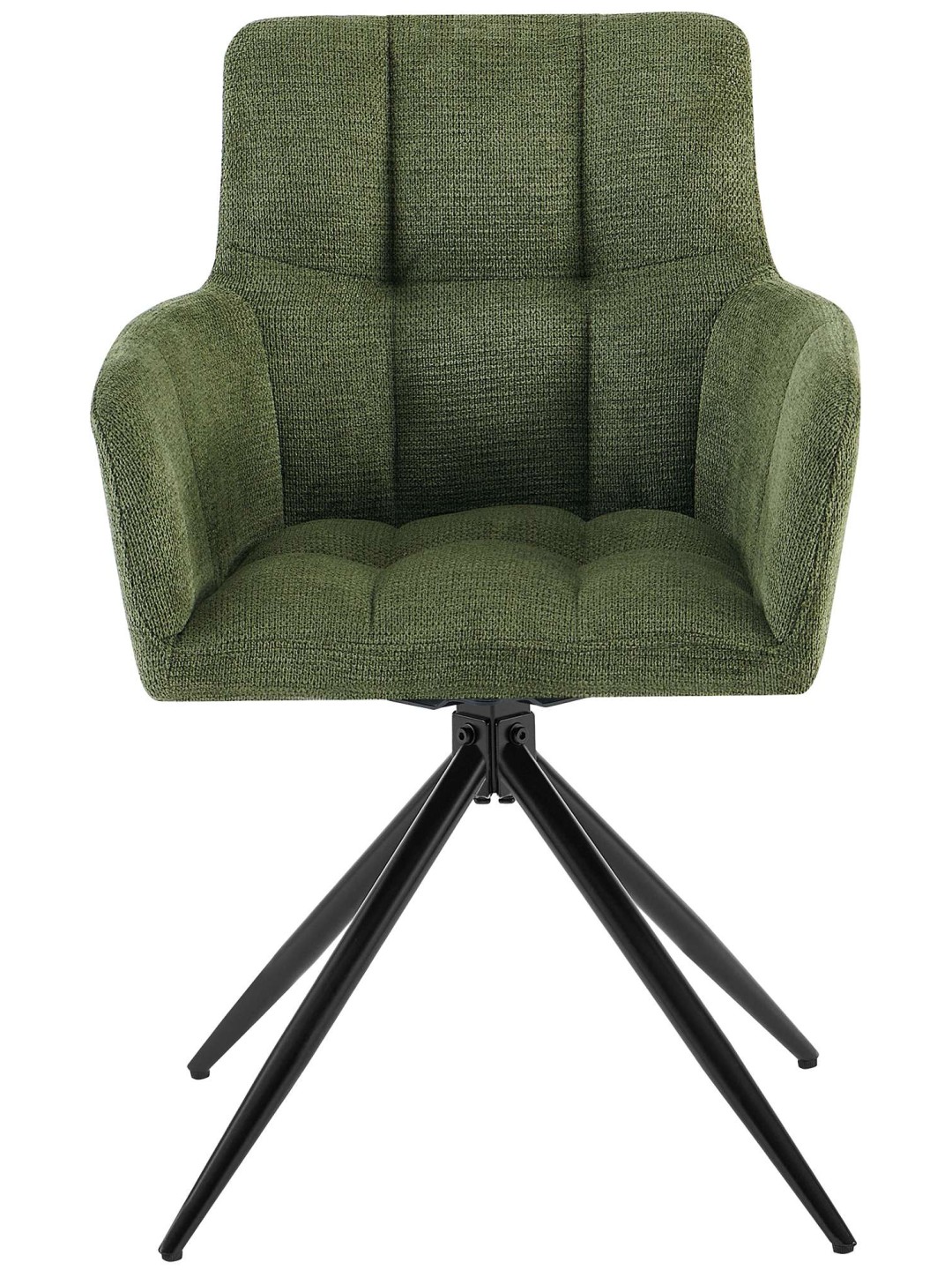 Súprava 2 jedálenských stoličiek Jonah látka, zelená