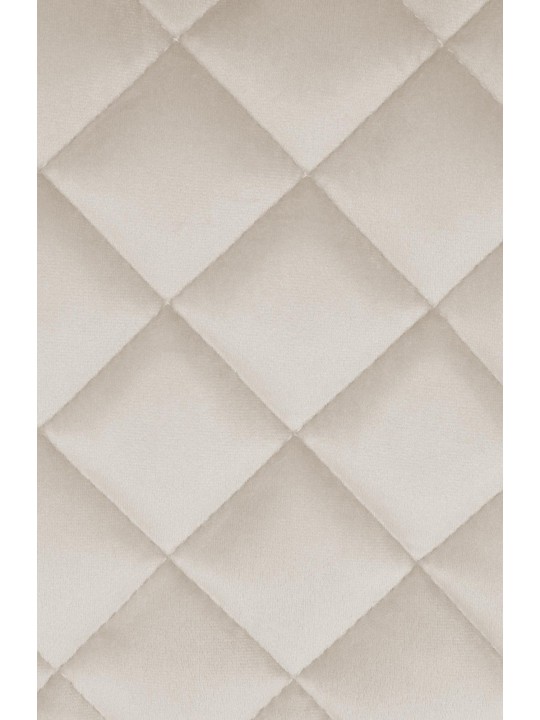 Sada 2 barových stoličiek Kasson velvet, krémová