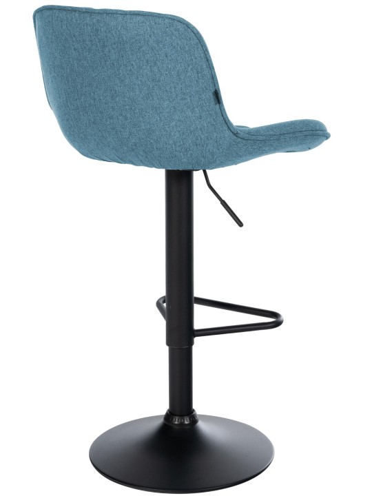 Sada 2 barových stoličiek látka Kasson, modrá