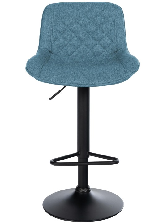 Sada 2 barových stoličiek látka Kasson, modrá