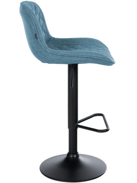 Sada 2 barových stoličiek látka Kasson, modrá