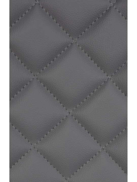 Sada 2 barových stoličiek Kasson z umelej kože, sivá