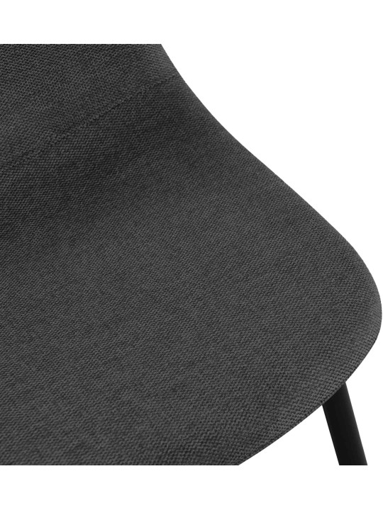 Jedálenská stolička Napier látka, čierna