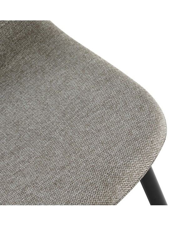 Jedálenská stolička Napier látka, svetlosivá