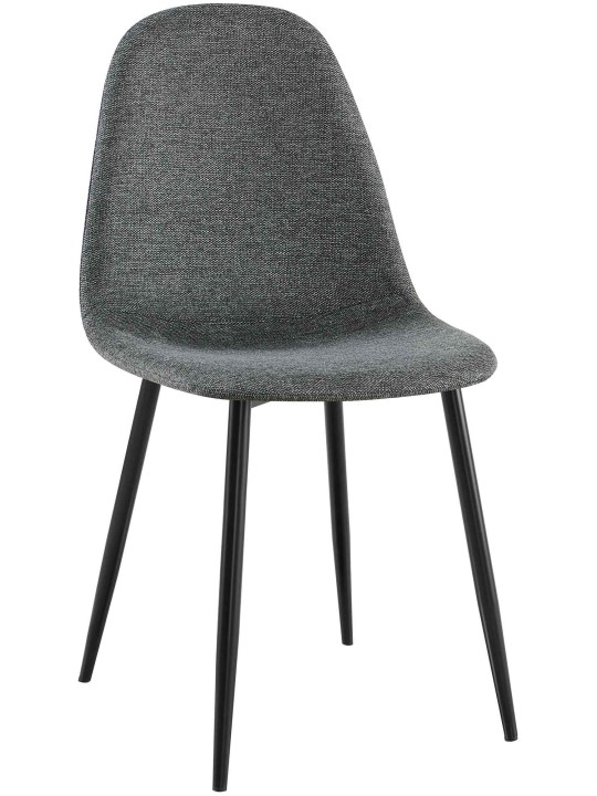 Jedálenská stolička Napier látka, sivá