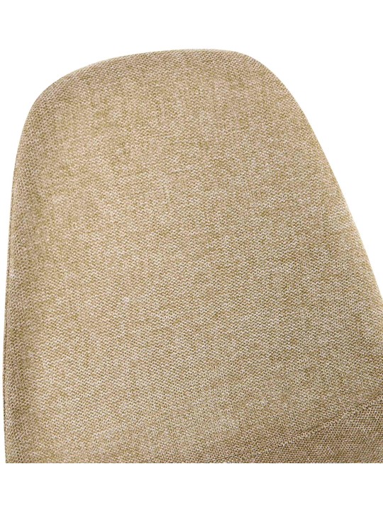 Jedálenská stolička Napier látka, šedohnedá