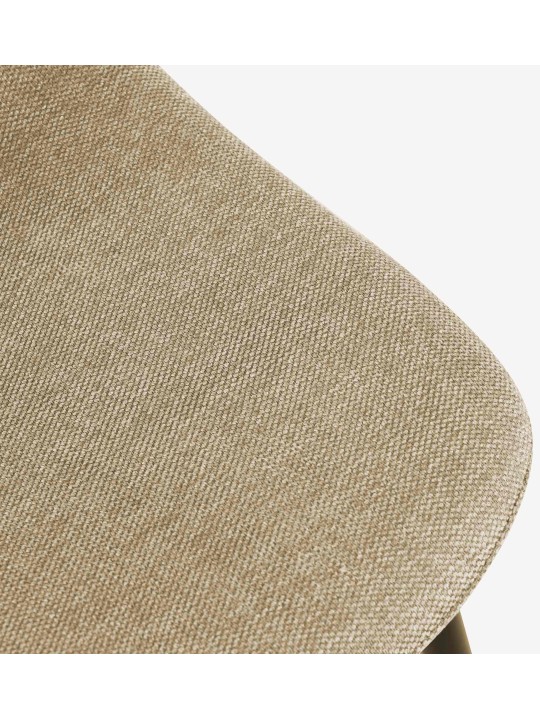 Jedálenská stolička Napier látka, šedohnedá