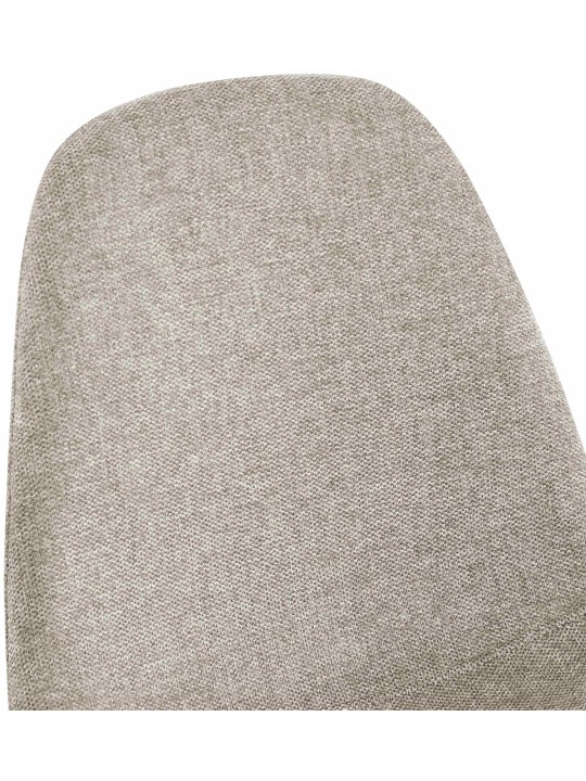 Súprava 4 jedálenských stoličiek Napier látka, krémová