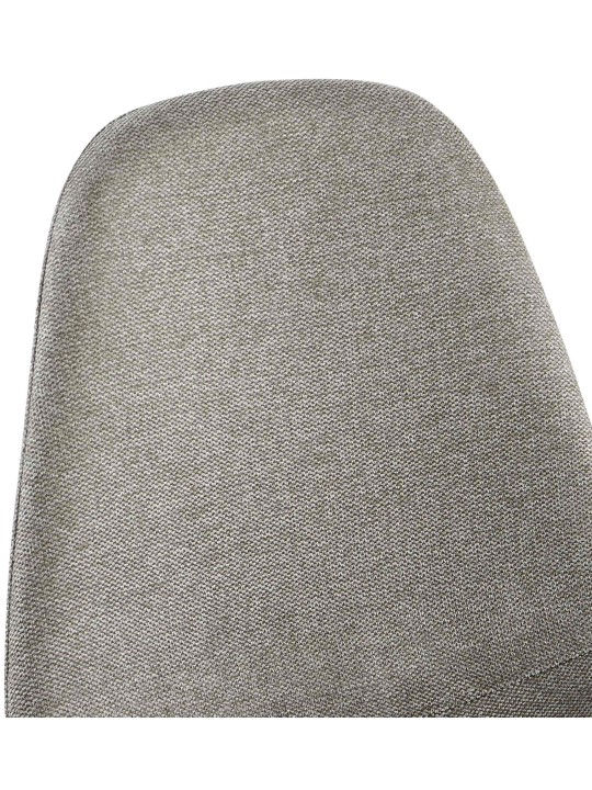 Súprava 4 jedálenských stoličiek Napier látka, svetlosivá