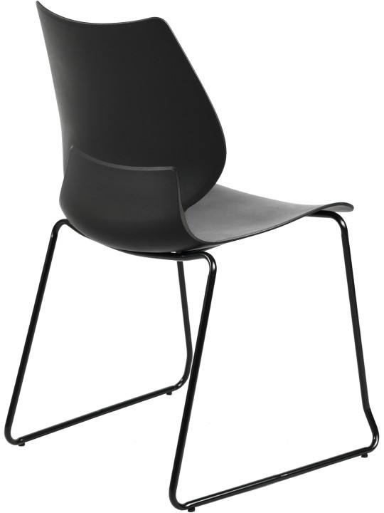 Sada 2 stoličiek Houma, čierna