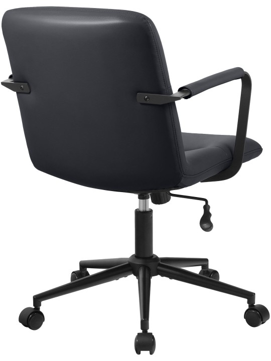 Kancelárske kreslo Hilda pravá koža, čierna