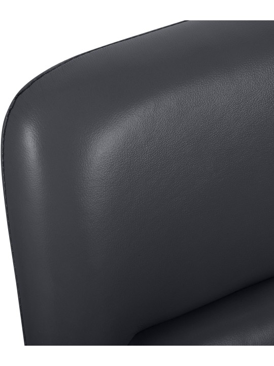 Kancelárske kreslo Hilda pravá koža, čierna