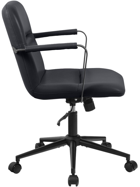 Kancelárske kreslo Hilda pravá koža, čierna