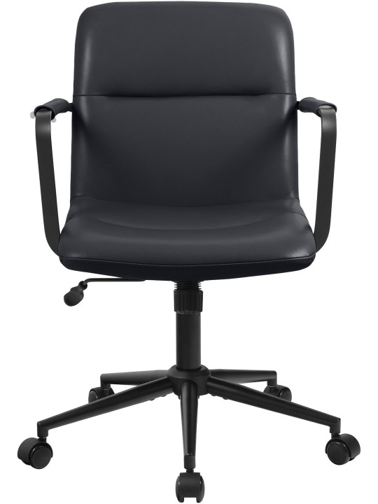 Kancelárske kreslo Hilda pravá koža, čierna