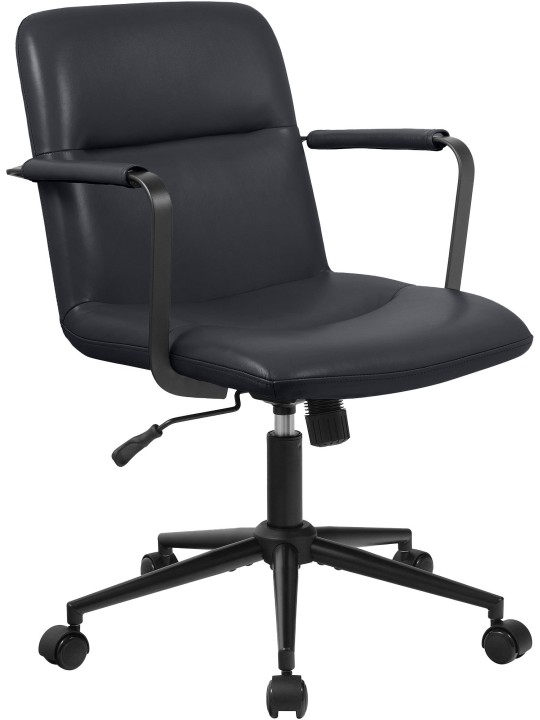 Kancelárske kreslo Hilda pravá koža, čierna