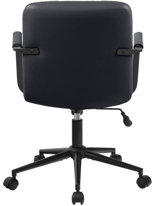 Kancelárske kreslo Hilda pravá koža, čierna