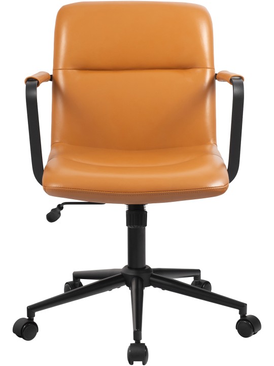 Kancelárske kreslo Hilda pravá koža, hnedá