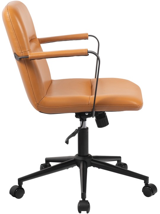 Kancelárske kreslo Hilda pravá koža, hnedá
