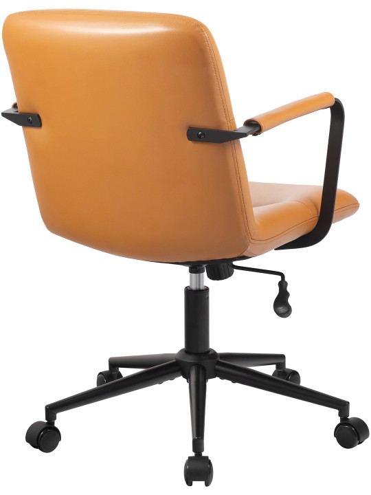 Kancelárske kreslo Hilda pravá koža, hnedá