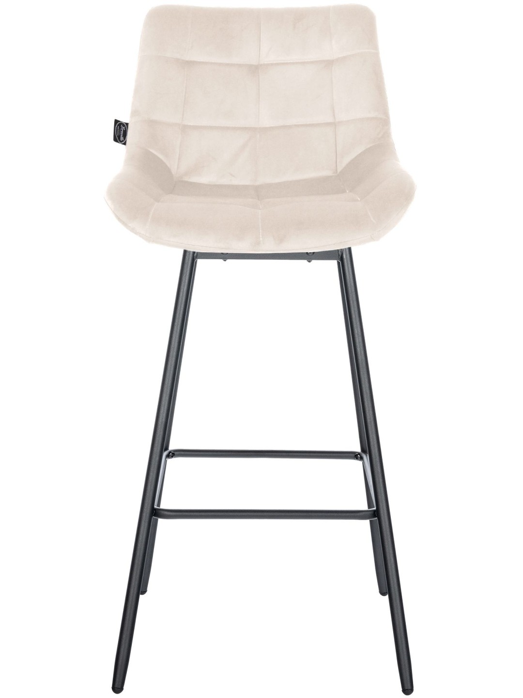 Sada 4 ks otočných barových stoličiek Weston, krémová