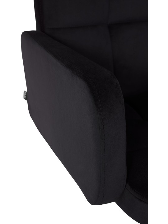 Sada 2 barových stoličiek Los Angeles velvet, čierna