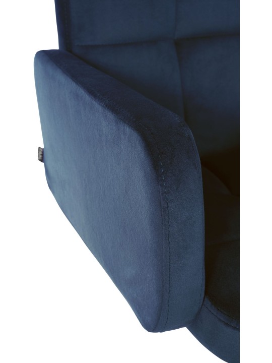 Sada 2 barových stoličiek Los Angeles velvet, modrá