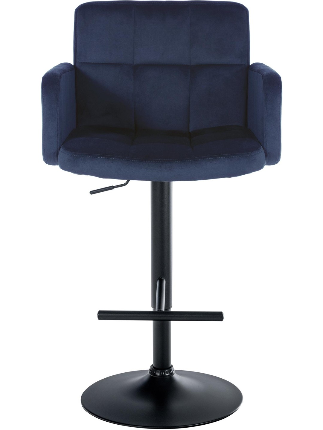 Sada 2 barových stoličiek Los Angeles velvet, modrá
