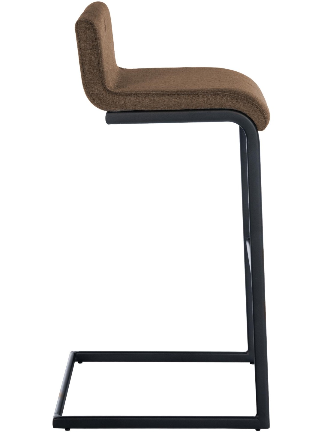 Sada 2 barových stoličiek Newport B látka, hnedá