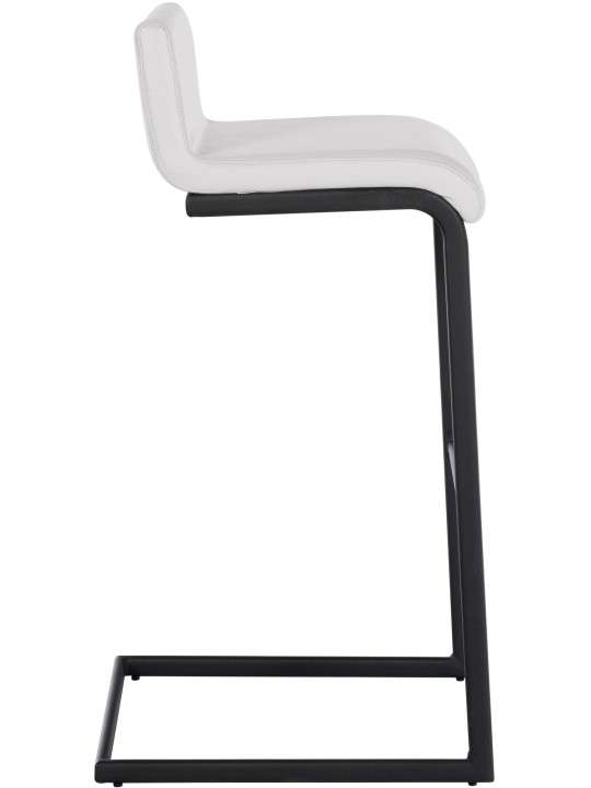 Sada 2 barových stoličiek Newport B z umelej kože, biela