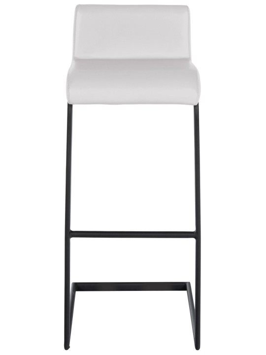 Sada 2 barových stoličiek Newport B z umelej kože, biela