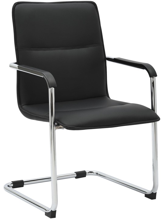 Stolička pre návštevníkov Seattle, čierna