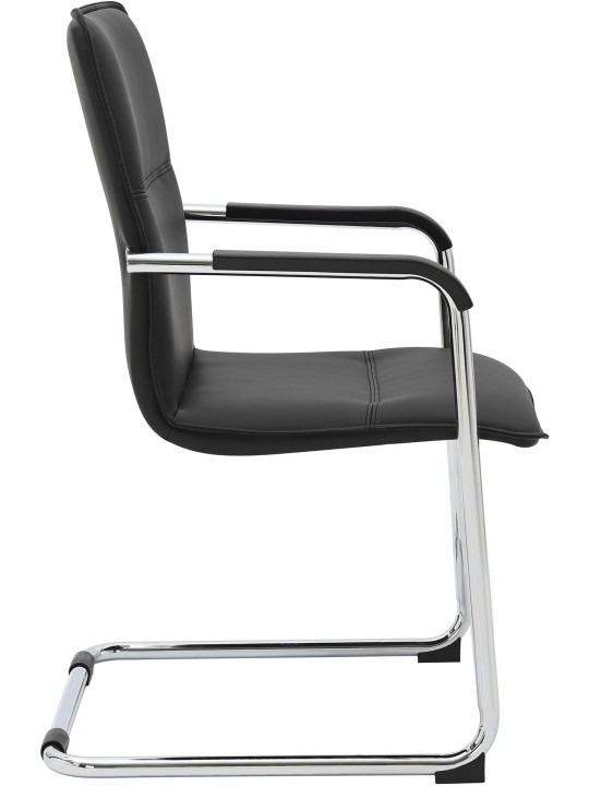 Stolička pre návštevníkov Seattle, čierna