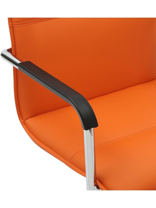 Súprava 2 návštevníckych stoličiek Seattle, oranžová