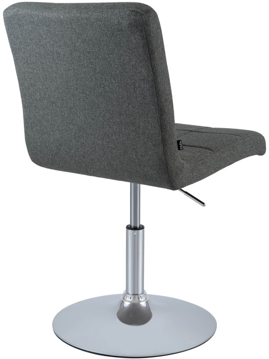 Stolička Ricky látka, tmavosivá