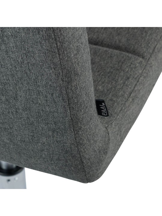 Stolička Ricky látka, tmavosivá