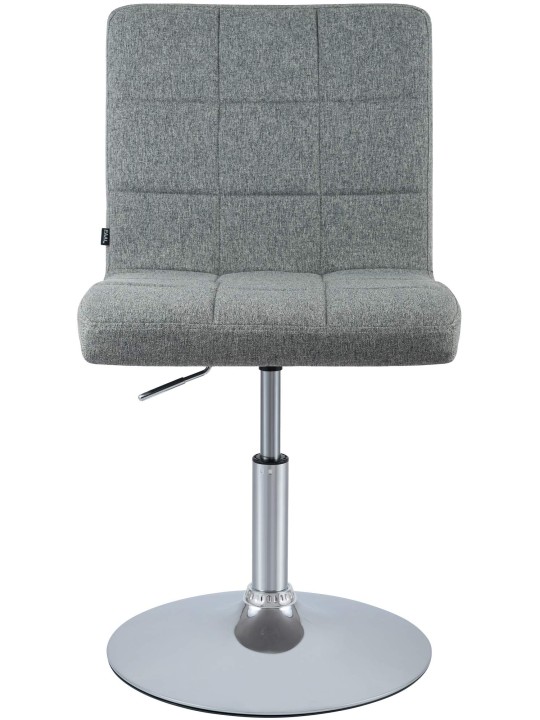 Stolička Ricky látka, sivá