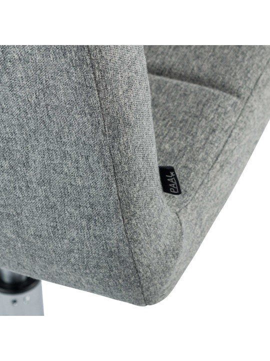 Stolička Ricky látka, sivá