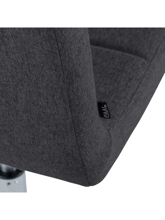 Stolička Ricky látka, čierna