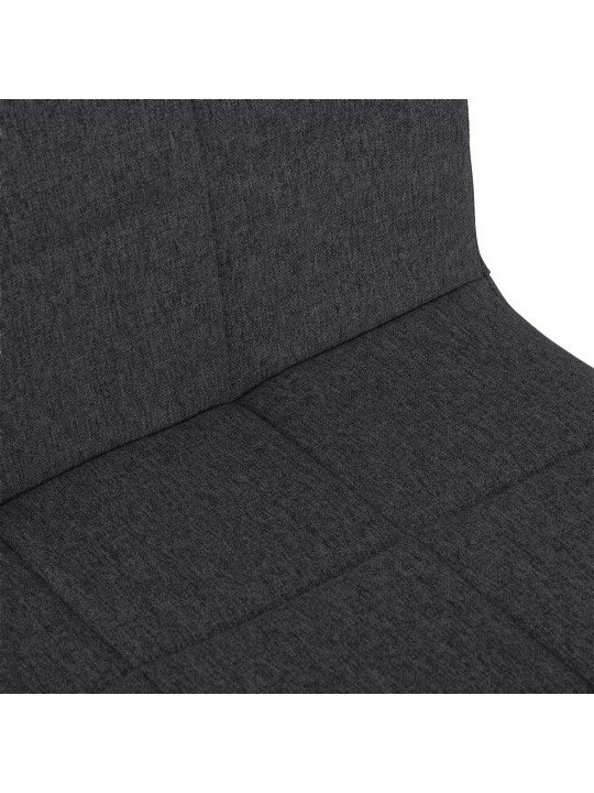 Stolička Ricky látka, čierna