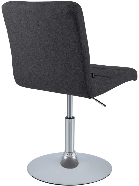 Stolička Ricky látka, čierna