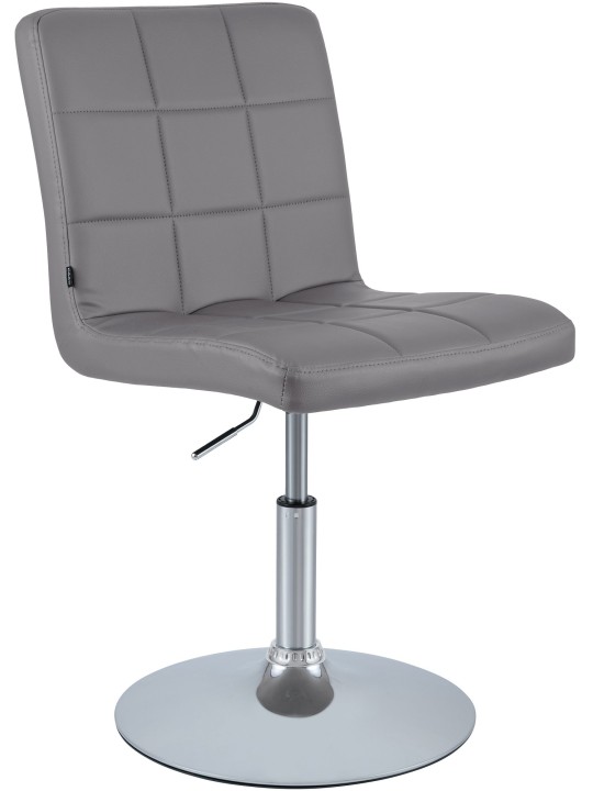 Stolička Ricky imitácia kože, sivá Stolička Ricky imitácia kože, sivá