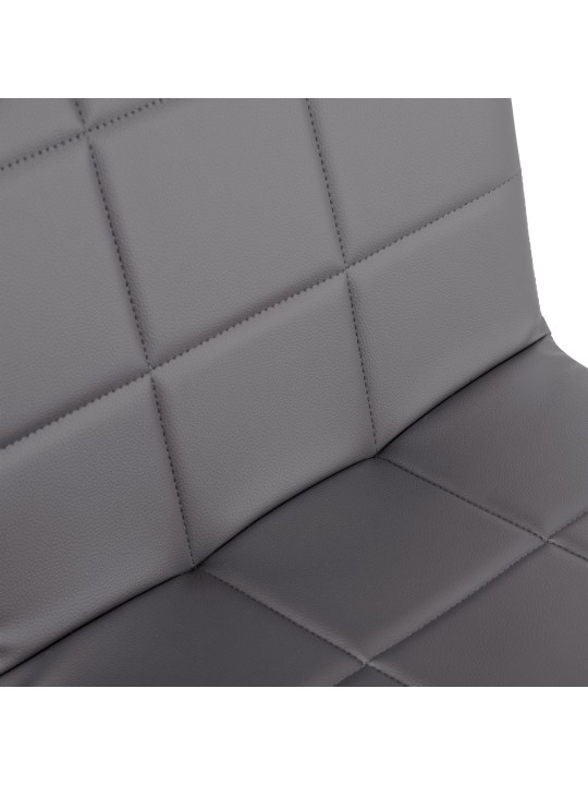 Stolička Ricky imitácia kože, sivá Stolička Ricky imitácia kože, sivá