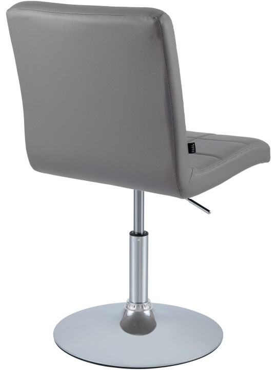 Stolička Ricky imitácia kože, sivá Stolička Ricky imitácia kože, sivá