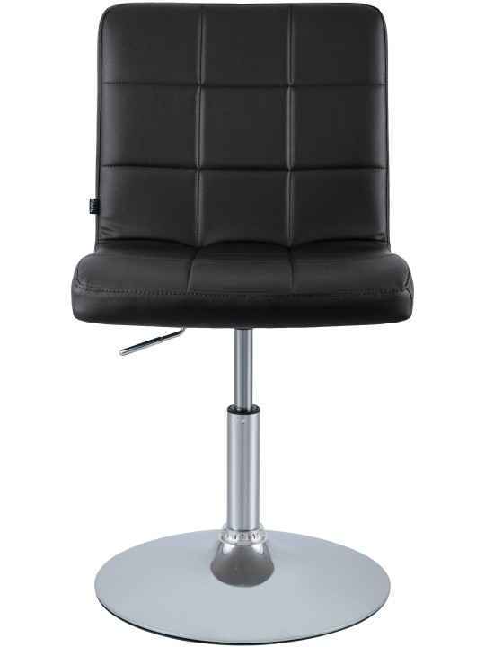 Stolička Ricky imitácia kože, čierna Stolička Ricky imitácia kože, čierna