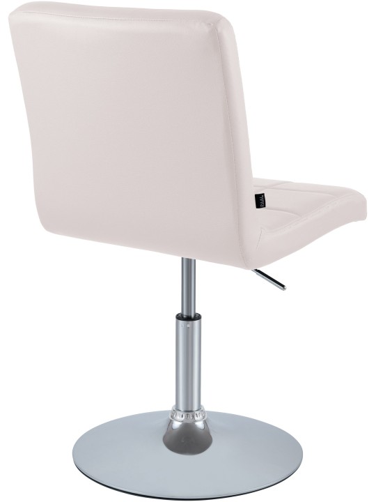 Stolička Ricky imitácia kože, biela Stolička Ricky imitácia kože, biela