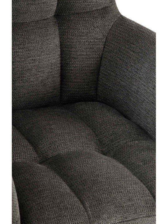 Jedálenská stolička Jonah látka, tmavosivá