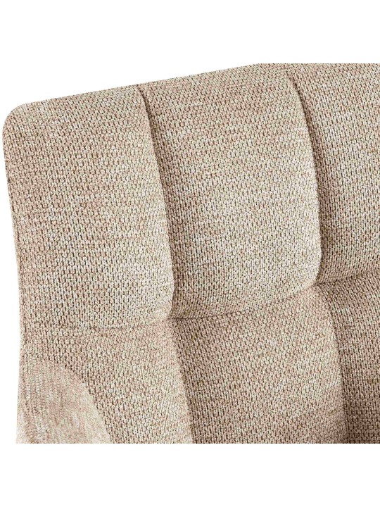 Jedálenská stolička Jonah látka, svetlohnedá