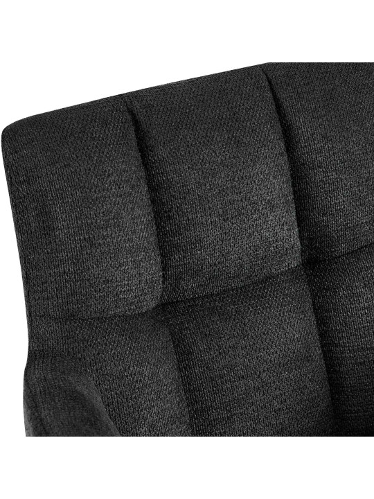 Jedálenská stolička Jonah látka, čierna