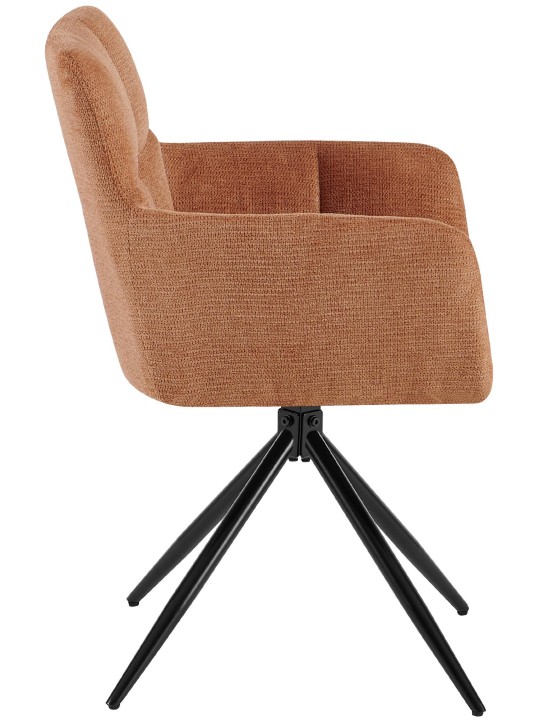 Jedálenská stolička Jonah látka, oranžová