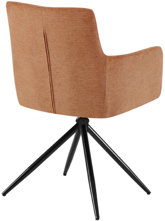 Jedálenská stolička Jonah látka, oranžová